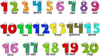 French Lesson  NUMBERS 120  Compter jusquà 20  Learn French [upl. by Good101]