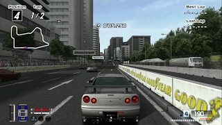 678 Gran Turismo 4  Nissan SKYLINE GTR R34 00 Hybrid PS2 Gameplay HD [upl. by Kenric]