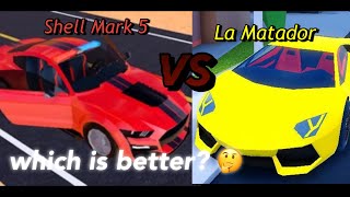 SHELL MARK 5 VS LA MATADOR Roblox Jailbreak [upl. by Hilliary753]