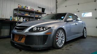 Built Mazdaspeed 6 POV Drive  BRUTAL raw exhaust turbo noises and launch [upl. by Nirrak372]