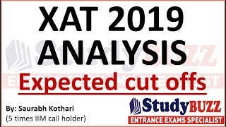 XAT 2019 analysis  Expected cutoff  Individual college cutoff through XAT [upl. by Letnoj]