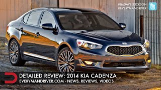 Heres the 2014 Kia Cadenza on Everyman Driver [upl. by Annaed]