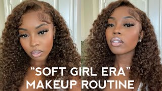 EVERYDAY GLOWY SKIN CLEAN MAKEUP ROUTINETUTORIAL FOR BROWN GIRLS Updated [upl. by Lankton]