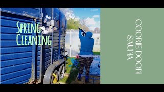 Horsebox conversion to Sauna Spring cleaning [upl. by Holofernes]