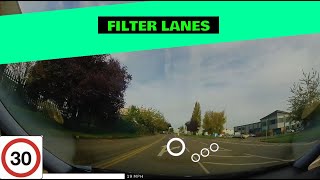 Road Markings  Filter Lanes  Clips [upl. by Yoshio550]