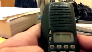 Programming an icom icv8 2m radio [upl. by Czarra370]