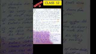 CLASS 12  MOST IMPORTANT S A QUESTIONS AND ANSWERS FOR H S STRONG ROOTS BY A P JABDUL KALAM [upl. by Yelsel923]