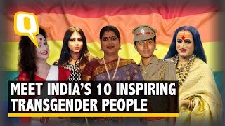 Meet India’s 10 Iconic Transgender Achievers Who Scripted History  The Quint [upl. by Adidnac]