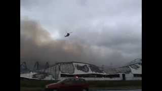 CHINOOK HELICOPTER fire Amsterdam [upl. by Llenart]