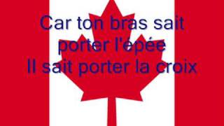 Hymne national du Canada en Français [upl. by Bentlee995]