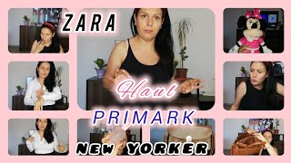 👗👜🛍️Haulprimarkprimarkbags zara newyorker shoppingvideo haul 👗👜🛍️ [upl. by Yaresed]