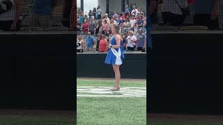 National Anthem  Milwaukee Milkmen game July 28 2024 [upl. by Nylatsyrc]