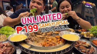 UNLIMITED 199 SAMGYUPSAL sa TONDO MANILA By Rúrok [upl. by Peggi158]