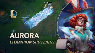 Aurora Champion Spotlight  Gameplay  League of Legends [upl. by Aitrop]