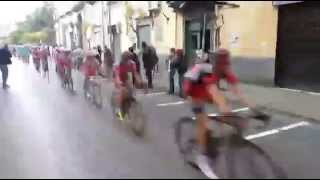 Giro dItalia 2014  Nocera Inferiore  Ciclista urla TERRONI da altra angolazione [upl. by Westley]