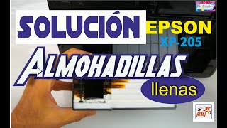 COMO DESBLOQUEAR IMPRESORA EPSON WIC RESET ALMOHADILLAS EPSON XP 205 RESET TANQUE DE MANTENIMIENTO [upl. by Sicnarf]