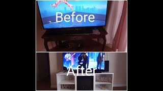 Fireplace TV Stand Upgrade [upl. by Leigh]