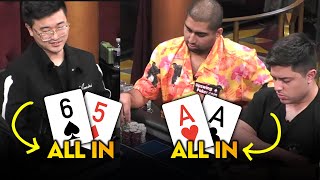 THRILLING Poker Showdown Brad CRUSHES Marianos ACES for 271000 [upl. by Jasun]