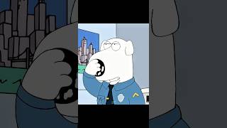 Brian joins Quahog Police Department 🚨 shorts familyguy [upl. by Halilahk]