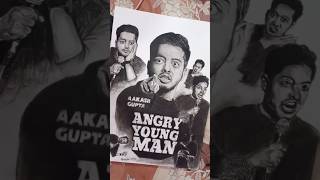 Akash gupta sketch Standaup comedian art viralvideo shorts viralshorts youtubeshorts [upl. by Eardna]