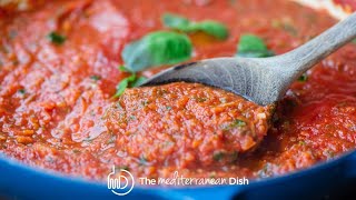 Easy Homemade Pasta Sauce  The Mediterranean Dish [upl. by Nicholas867]