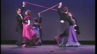 Cotillioncross scarves  Excerpt from Dancetime 500 years of Social Dance Vol 1 [upl. by Layman]