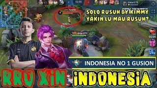 Buff GUSION RRQ XIN dirusuh yakin lu  GUSION NO 1 Indonesia is BACK Season 15 [upl. by Carmella252]