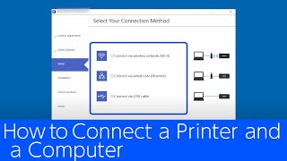 How to Connect a Printer and a Computer [upl. by Atinaej514]