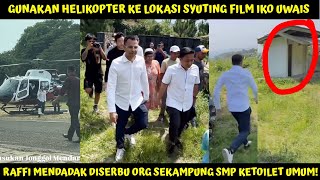 DATANGI LOKASI SYUTING PAKE HELIKOPTER RAFFI MENDADAK DISERBU ORG SEKAMPUNG SMP KE TOILET UMUM [upl. by Nicoli]