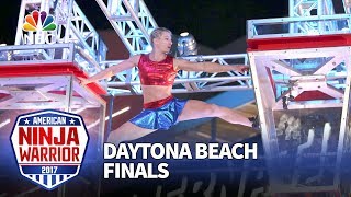 Jessie Graff at the Daytona Beach City Finals  American Ninja Warrior 2017 [upl. by Ettenal324]