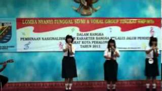 Vocal Grup SMP Negeri 2 Pekalongan quotCendrawasih quotGebyargebyarquot [upl. by Herbie]