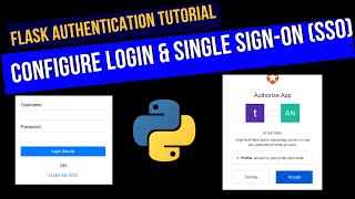 Python SSO  Implementing Direct Login amp SSO in Flask with Auth0 [upl. by Enialedam]