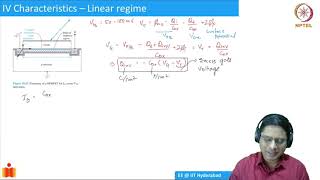 93 IV Characteristics of a long channel MOSFET [upl. by Rika]