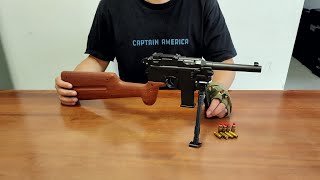 Mauser Shell Ejection Soft Bullet Toy Gun Unboxing 2024 [upl. by Aliled]