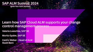 Learn how SAP Cloud ALM supports your change control management process [upl. by Anema]