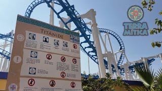 Titánide  Terra Mitica Benidorm Ride POV  4K [upl. by Glanti]