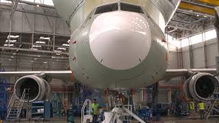 Aviation Kistler contributes accelerometers to ground vibration test GVT of Airbus Beluga XL [upl. by Tifanie]