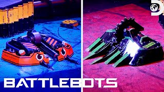 The Best KO Moments on BattleBots  Discovery [upl. by Ettena]