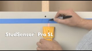 How to Use a Zircon StudSensor Pro SL Stud Finder to Find Wall Studs [upl. by Coreen]