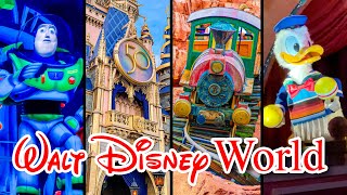 Top 10 Disney World Rides 2021  Park Hopping Day at Magic Kingdom amp Epcot [upl. by Ecnarf]