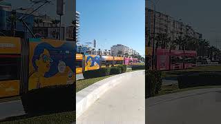 Karşıyaka Tramvay Yunuslar durağı İzmir [upl. by Hanas]