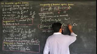 L251 Orthogonality of associated Legendre equation [upl. by Yelrahc]