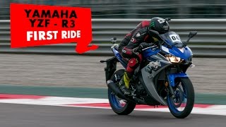 Yamaha YZF R3  First Ride  PowerDrift [upl. by Nabila]