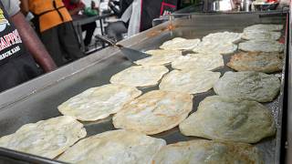 Penang Popular Breakfast  Best Roti Canai in Penang  Malaysia Street Food [upl. by Eldredge]