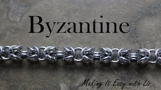 Beginner Chainmail  Byzantine Bracelet [upl. by Martha]