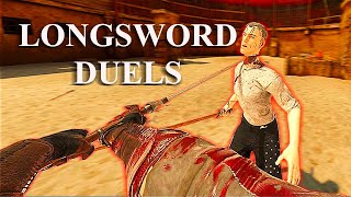 Mostly Realistic Duels With The LONGSWORD In Blade and Sorcery [upl. by Kcirdet]