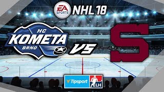 NHL 18  Extraliga  KOM vs SPA  6 kolo ELH  Xbox One [upl. by Iphagenia]