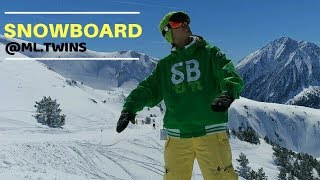 SNOWBOARD manugazza  BaqueiraBeret MARAPR 18 mltwins [upl. by Yewed930]