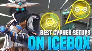 CYPHER SETUPS ON ICEBOX  ALL CYPHER DEFENCE TRAPS ON ICEBOX Valorant [upl. by Nolahc172]