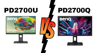 BenQ PD2700U vs BenQ PD2700Q  Which Monitor Is Better [upl. by Annayd]